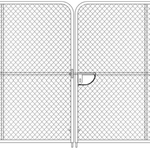 DOUBLE LEAF SECURITY GATE - FOR WIDER OPENINGS - VG2