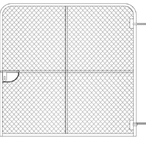 SINGLE LEAF SECURITY GATE - FOR MEDIUM OPENINGS - VG1