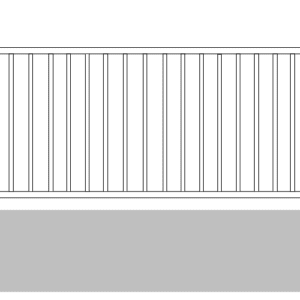 WALL FENCE PANEL FLAT - WPF