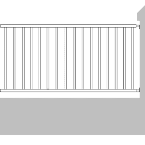 WALL FENCE PANEL OPEN - WPO