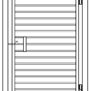 MODERN RESIDENTIAL GATE - MB1 TYPE