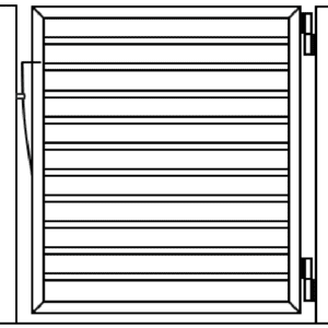 MODERN RESIDENTIAL GATE - MC1 TYPE